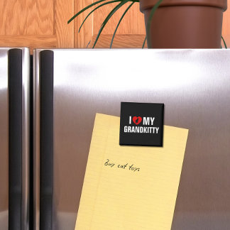 Imán I Love My Grandkitty Cat Lover