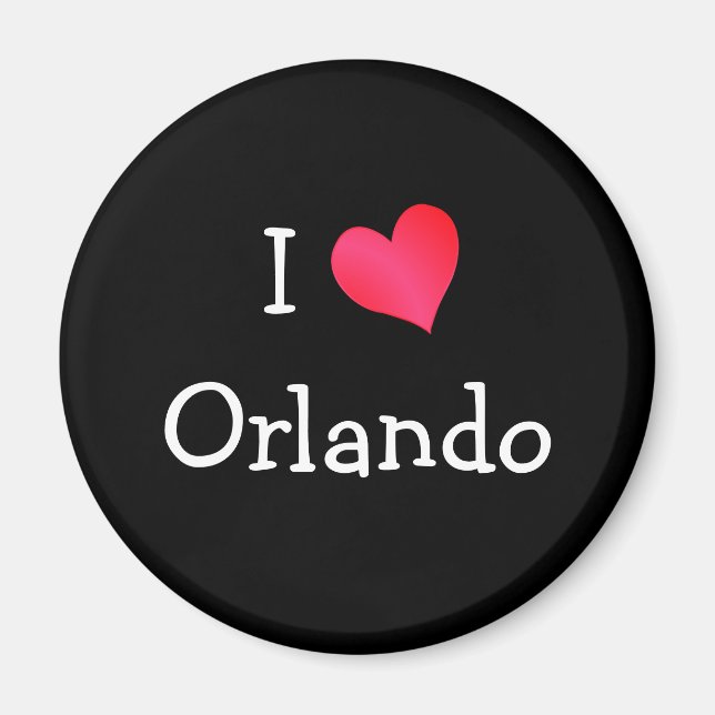 Imán I Love Orlando (Frente)