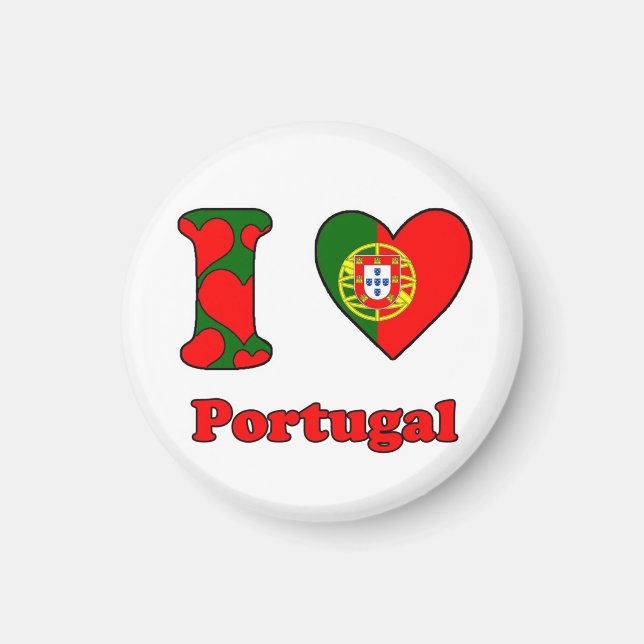 Imán I love Portugal magnet (Frente)