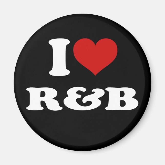 Imán I Love R&B (Frente)