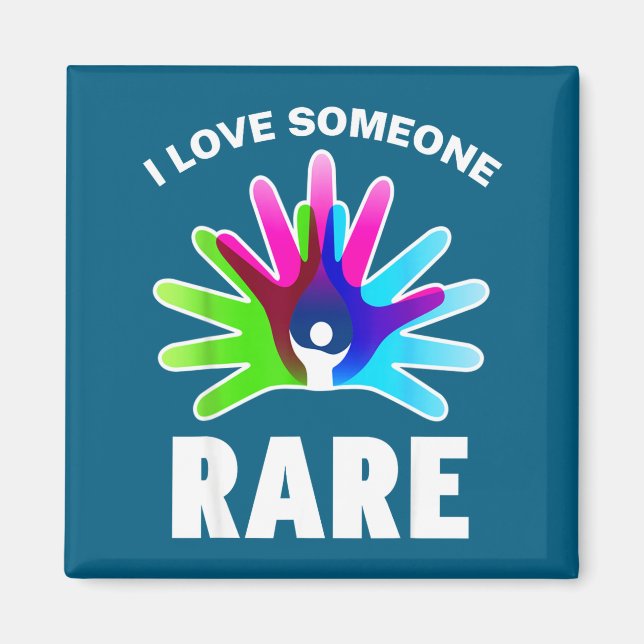 Imán I Love Rare Disease Awareness Shirt - Rare Disease (Frente)