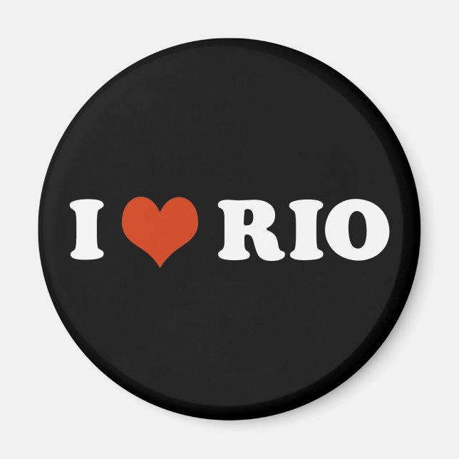 Imán I Love Rio (Frente)