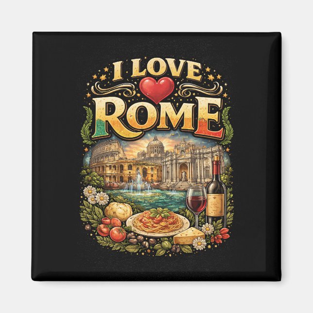Imán I Love Rome (Frente)