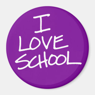 Imán I Love School Magnet