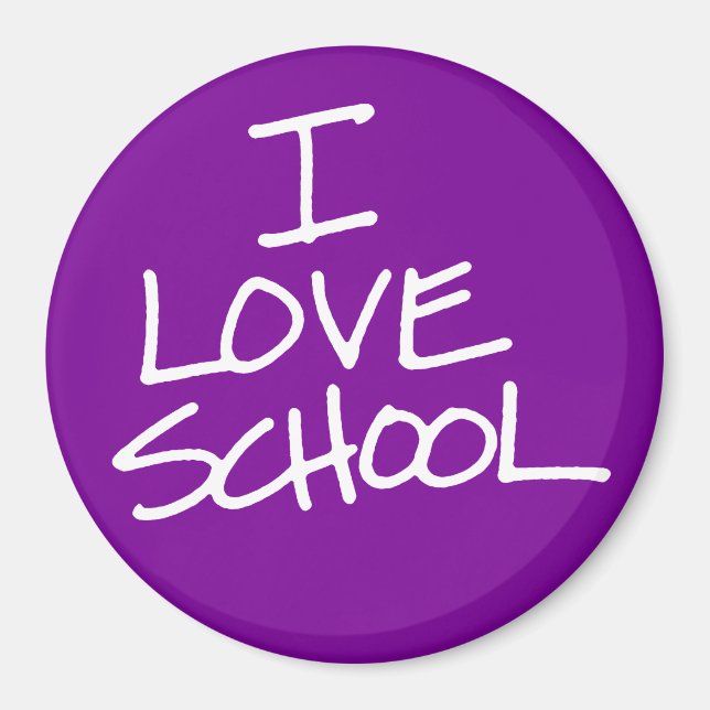 Imán I Love School Magnet (Frente)