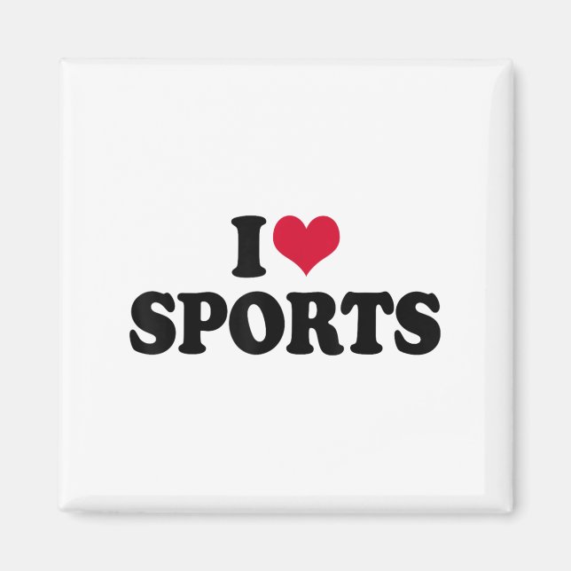 Imán I Love Srts Fitness Motivation  (Frente)