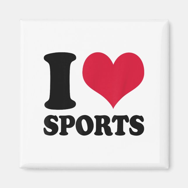 Imán I Love Srts Fitness Motivation  (Frente)