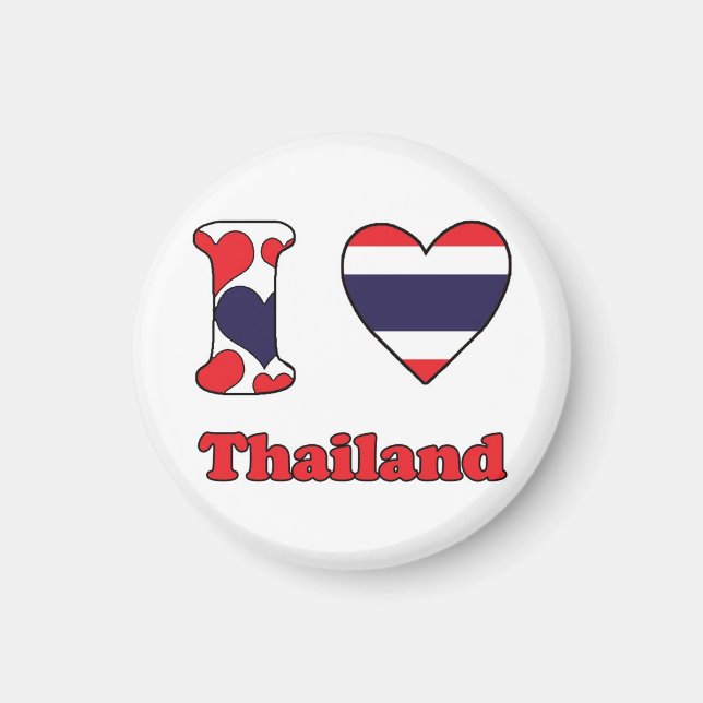 Imán I love Thailand (Frente)