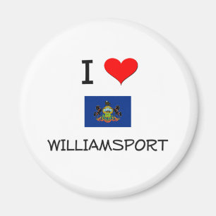 Imán I Love Williamsport Pennsylvania