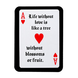 Imán I LOVE YOU PLAYING CARD -- Greeting Card