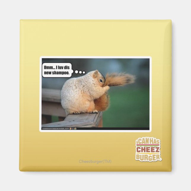 Imán I luv dis nuevo champú (Frente)