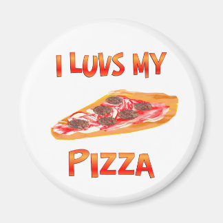Imán I Luvs Pizza