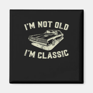 Imán I&# m I&# m Clic Retro Vintage Car Funny