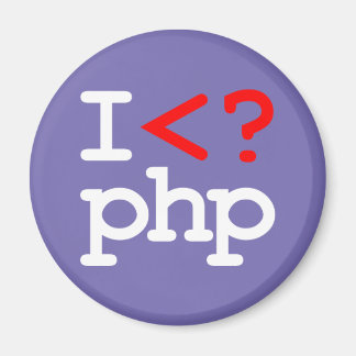 Imán "I <? php" - Amo PHP