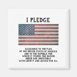 Imán I Pledge Fridge Magnet