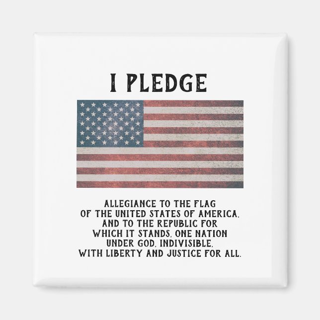 Imán I Pledge Fridge Magnet (Frente)