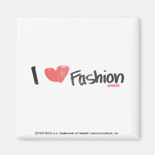 Imán I púrpura de la moda del corazón