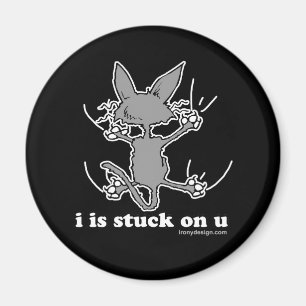 Imán i se pega en u