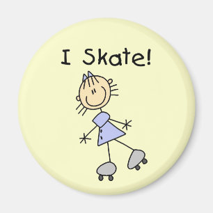 Imán I Skate - Chica Roller Skater