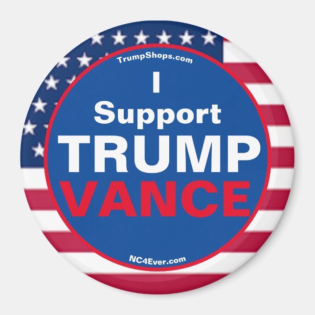 Imán I Support TRUMP VANCE Refrigerator (Frente)