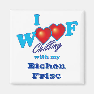 Imán I Woof Bichon Frise