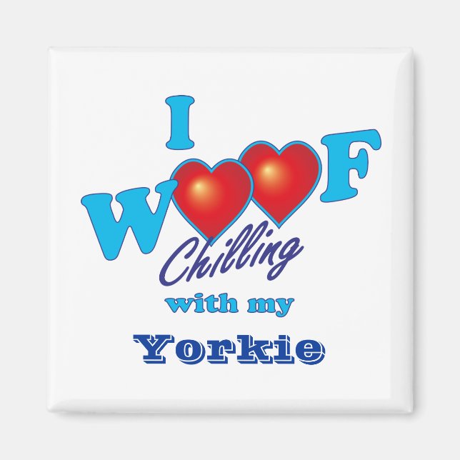Imán I Woof Yorkie (Frente)