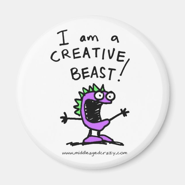 Imán iamabeast_logo (Frente)