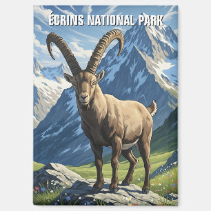 Imán Ibex en Écrins Parque nacional Francia Viajes