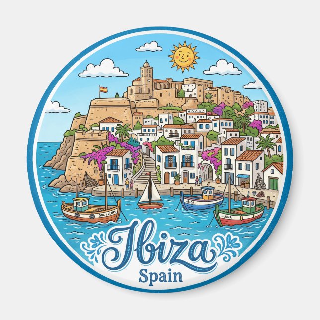 Imán Ibiza España (Frente)