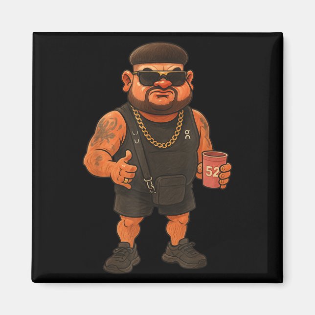 Imán Ibiza Final Bose Meme Funny Chistes de corte de pe (Frente)