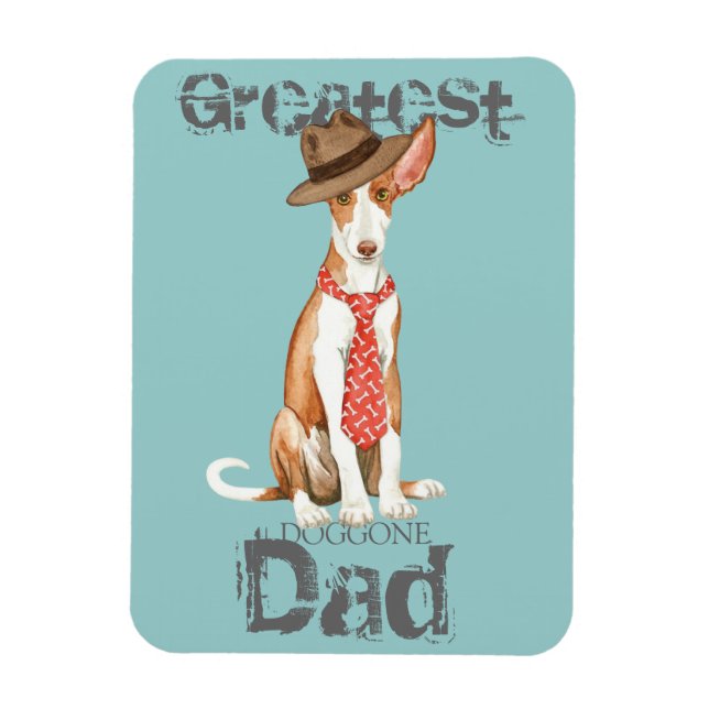 Imán Ibizan Hound Dad (Vertical)