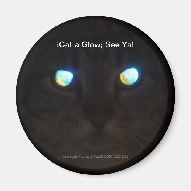 Imán iCat a Glow; See Ya! (Frente)