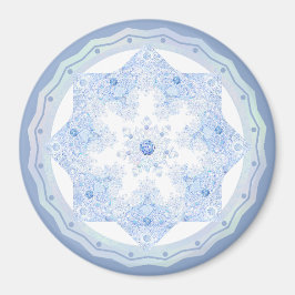 Imán Ice Blue Snowflake