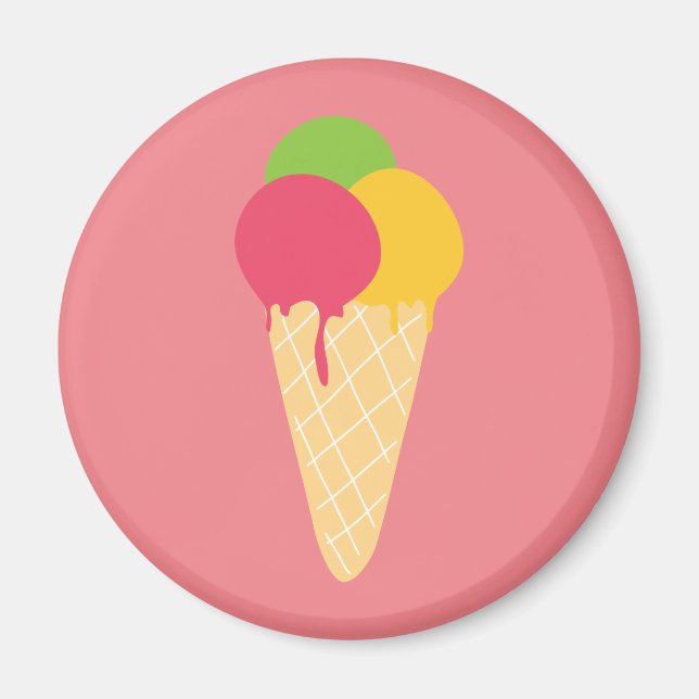 Imán Ice Cream Cone (Frente)