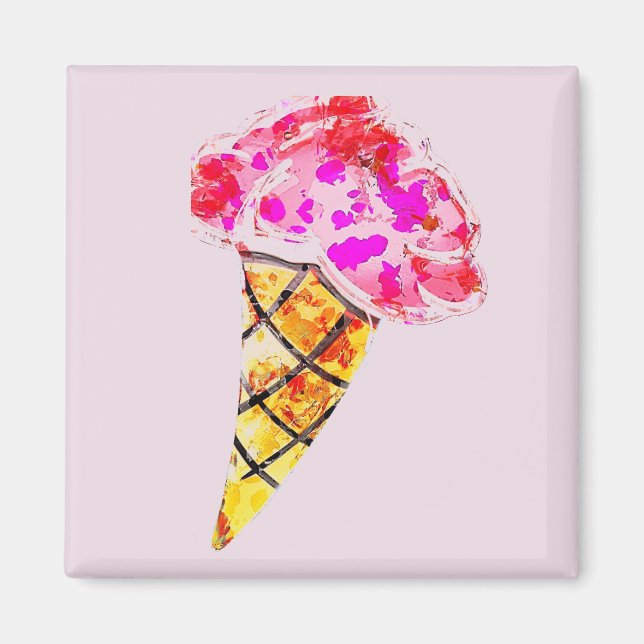 Imán Ice Cream Cone (Frente)