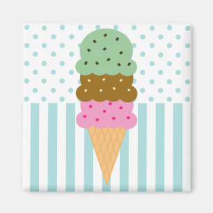 Imán Ice Cream Cone Magnet