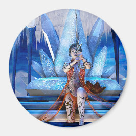 Imán Ice Queen Fantasy Art