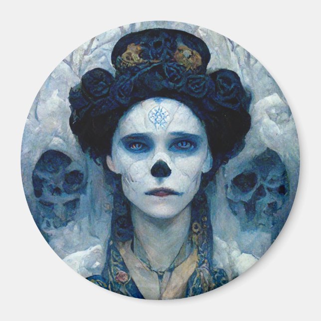 Imán Ice Witch 5 Fantasy Sci-Fi (Frente)