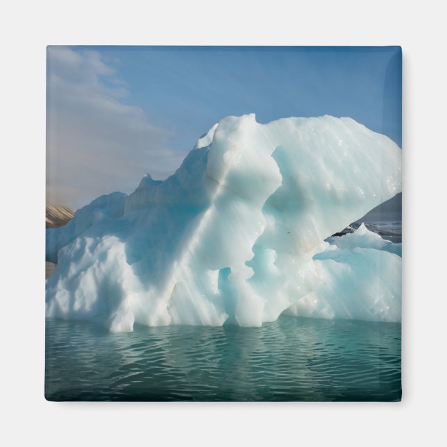 Imán Iceberg en la bahía de Palander, Noruega (Frente)