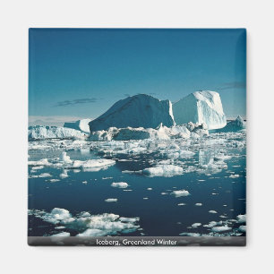 Imán Iceberg, invierno de Groenlandia