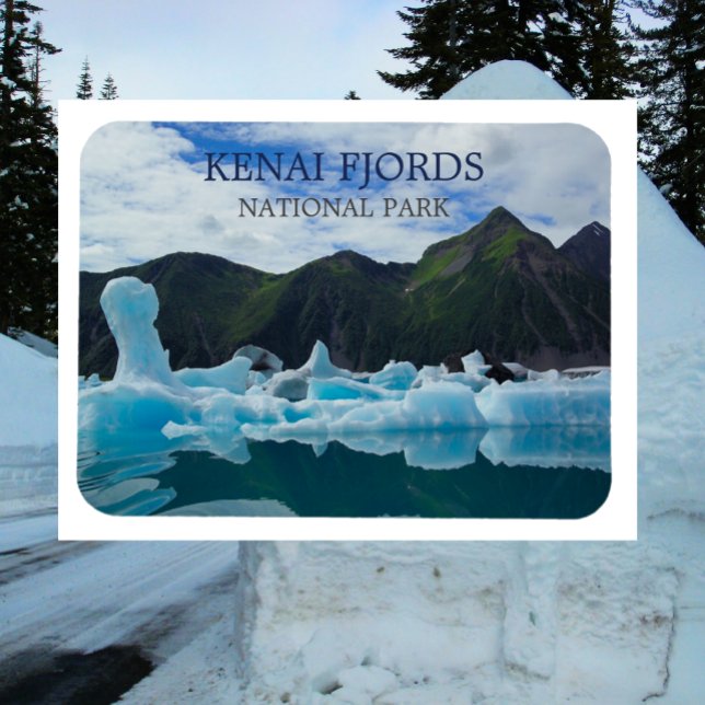 Imán Icebergs del Glaciar del Oso, Parque Nacional de l (Subido por el creador)