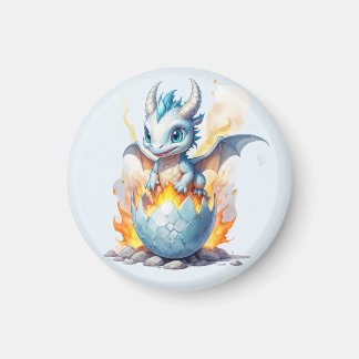 Imán Iceborn Dragon Hatchling Fantasy