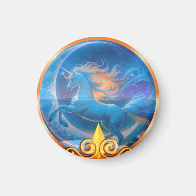 Imán Iced Unicorn (Frente)