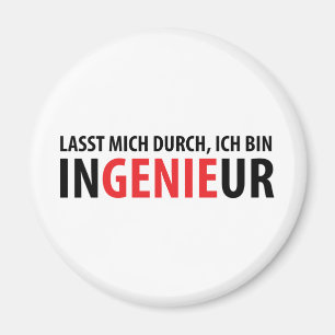 Imán Ich bin Ingenieur