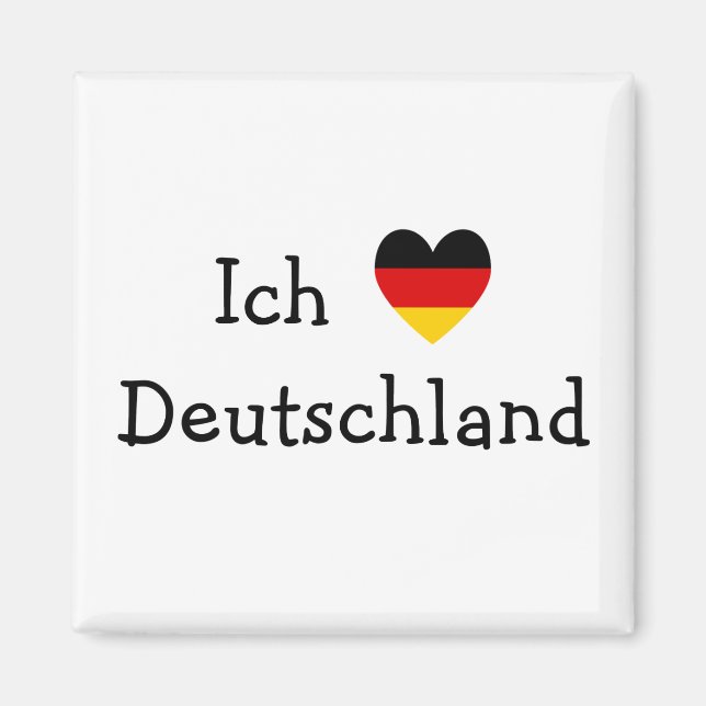 Imán Ich liebe Deutschland (Frente)