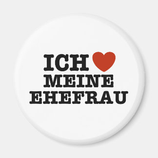 Imán Ich Liebe Meine ehefrau