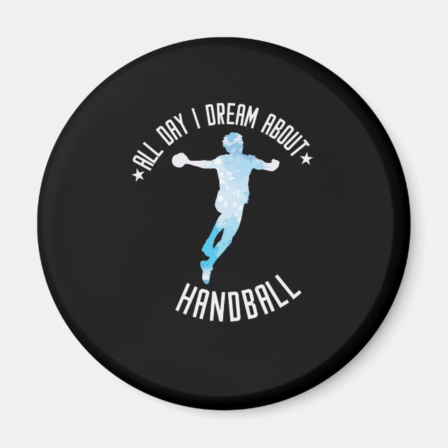 Imán Ich träume nur von Handball (Frente)