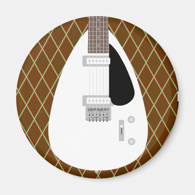 Imán Icónica Guitarra Eléctrica de Teardrop (Frente)