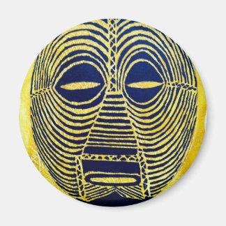 Imán Icono africano: máscara Luba (Congo)