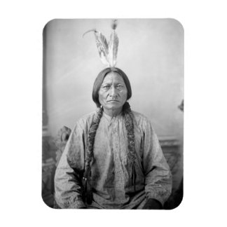 Imán Icono Americano Nativo: Líder Lakota Toro Sentado